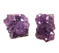 Crystals andStones Natural Raw Amethyst Quartz Raw Grappe Assortis Premium Irrégulier Quartz brut Home Office Decor Crafts Cadeaux spirituels Pierres naturelles Ménage (couleur : grappe d'améthyste