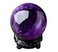 Crystals Ball Decorative Amethyst Quartz Sphere for, Feng Shui, and, Witchcraft Supplies,60mm