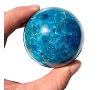 Crystals Sphere Blue Apatite Quartz Ball Specimens Crystal Feng Shui for Home Office and Balancing,30~40mm