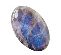 Crystals Stone De Moonstone - Gemment De Naturelle, Rocher D'énergie Polie | Minéral Lisse Fait À La Main Avec Pouvoir De Nettoyage Spirituel, Outil D'alignement Chakras Pour La Méditation