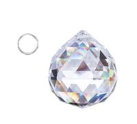 CrystalSuncatcher Attrape-soleil en verre transparent avec prisme Feng Shui 50 mm