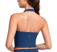 CRZ YOGA Aux Femmes Butterluxe Licou Palangre Brassière de Sport Rembourré Yoga Recadrer Char Hauts Navy FRANÇAIS 44