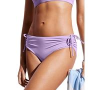 CRZ YOGA Bas de Bikini pour Femme Slip de Bain Ajustable à Nouer sur Le côté Elfin Violet 42