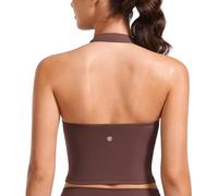 CRZ YOGA Butterluxe Brassières de Sport Halter Taupe 36