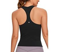 CRZ YOGA Butterluxe Débardeur à Dos Nageur pour Femme Fitness Athletic Yoga sans Manches Tank Top Noir 42