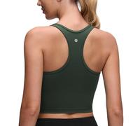 CRZ YOGA Butterluxe Débardeur Court Dos Nageur Légende Vert M