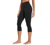 CRZ YOGA Butterluxe Femme Taille Haute Soft Lounge Yoga Capri Entraînement Legging - 43/48/53cm Noir 36