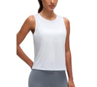 CRZ YOGA Coton Pima Débardeur Col Haut Blanc 38