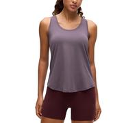 CRZ YOGA Coton Pima Débardeur Dos Nageur Gris Violet 38
