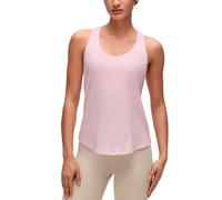 CRZ YOGA Coton Pima Débardeur Dos Nageur Rose Fraise 36