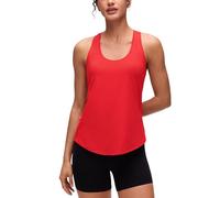 CRZ YOGA Coton Pima Débardeur Dos Nageur Rouge Profond 42