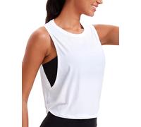 CRZ YOGA Coton Pima Débardeur Épaules Larges Blanc 40