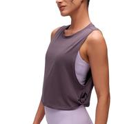 CRZ YOGA Coton Pima Débardeur Épaules Larges Gris Violet 42