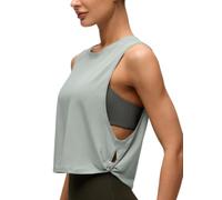 CRZ YOGA Coton Pima Débardeur Épaules Larges Jade Grey 40