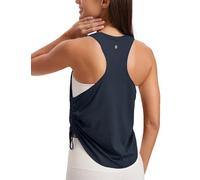 CRZ YOGA Coton Pima Débardeur Froncé True Navy 42