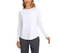 CRZ YOGA Coton Pima Haut Col Rond Blanc 42