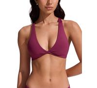 CRZ YOGA Devant Torsadé Hauts de Bikini Fuchsia 36