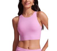 CRZ YOGA Dos Nageur Coupe Courte Hauts de Bikini Vita Pink 40