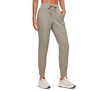 CRZ YOGA Femme Pantalon Jogging Taille Haute à Cordon de Serrage Pantalon de Survêtement Randonnée Quotidien avec Poches Cliff Ash 36