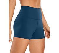 CRZ YOGA Femmes Naked Feeling Biker Shorts Workout Athletic Yoga Shorts pour Femmes Collants Running - 7 cm Navy Franã‡Ais 40