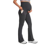 CRZ YOGA Maternité Évasé Legging Poches 74/79/84cm | Butterluxe, Extrêmement Doux, Compression Douce, Yoga, Taille Super Haute, Coupe en U du ventre, Grossesse Postpartum