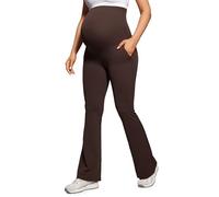 CRZ YOGA Maternité Évasé Legging Poches 74/79/84cm | Butterluxe, Extrêmement Doux, Compression Douce, Yoga, Taille Super Haute, Coupe en U du ventre, Grossesse Postpartum