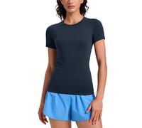 CRZ YOGA sans Couture Chemisier Recadré Bleu Crépuscule 42