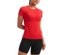 CRZ YOGA sans Couture Chemisier Recadré Rouge Profond 40