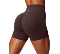 CRZ YOGA Secretsculpt Motard Shorts Pilates 10cm Brun au Fudge Chaud 44