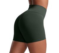 CRZ YOGA Secretsculpt Motard Shorts Pilates 10cm Légende Vert 36