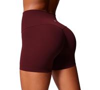 CRZ YOGA Secretsculpt Motard Shorts Pilates 10cm Merlot Rouge 44
