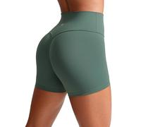 CRZ YOGA Secretsculpt Motard Shorts Pilates 10cm Vert Forêt Foncé 38