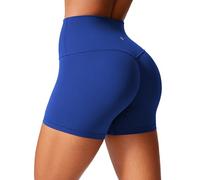 CRZ YOGA Secretsculpt Motard Shorts Pilates 10cm Wave Bleu 42