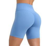 CRZ YOGA Secretsculpt Motard Shorts Pilates 15cm Bleu de Fête 44