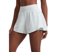 CRZ YOGA Shorts Course Deux en Un Taille Haute 7cm Air Océan 40