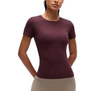 CRZ YOGA Softembrace Chemisier Col Haut Prune Morte 38