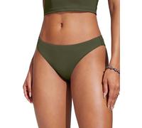 CRZ YOGA Taille Basse Bas de Bikini Olive Noire 42