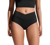CRZ YOGA Taille Haute Bas de Bikini en V Noir 38