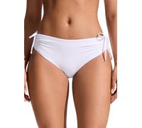 CRZ YOGA Taille Moyenne Ruched Bas de Bikini Blanc 38