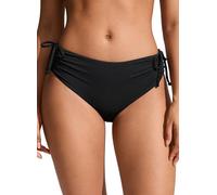 CRZ YOGA Taille Moyenne Ruched Bas de Bikini Noir 42