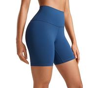 CRZ YOGA Womens ButterLuxe Motard Shorts 15cm - Haute Taille S'entraîner Course à Pied Short Yoga Navy FRANÇAIS 36