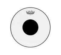 REMO Peau de batterie CS Ambassador Controlled Sound transparente Black Dot 12" CS-0312-10