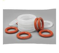 CS 3,53 mm, joint torique de qualité alimentaire résistant à la chaleur, joint torique en caoutchouc blanc/rouge VMQ, épaisseur 3,53, ID 4,34-266,29 mm-blanc, 3,53 mm, ID 7,52 mm (100 pièces)
