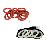 CS 3.53mm,Silicone rubber O Ring.VMQ O-Ring Seal Rings Gasket, for Hydraulics and Pneumatics Sealing,Faucet,Automobile,Pump pour la plomberie et la réparation(WHITE,ID 34.52mm (20PCS))