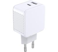 Bigben Connected Adaptateur secteur 32W PD USB-C (24 broches) + USB A 12+20W Blanc