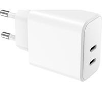 CS 40W (20+20W) USB C+C PD Blanc