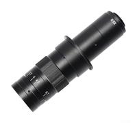 CS C-Mount Microscope Camera Zoom Objectif monoculaire pour caméra vidéo-microscope (10X-180X)