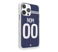 CS Coque de Foot Personnalisable - Maillot Extérieur Lyon 2025/2026 - Silicone Souple - Nom & Numéro au Choix - Protection Souple Antichoc - Fan de Football - Compatible pour iPhone (IPHONE 17 Pro)