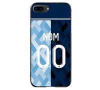 CS Coque Foot Le Havre Athlètic Club Maillot Domicile Saison 2023 2024 à Personnaliser Non Numéro Joueur de Football Contour Souple en TPU Silicone pour iPhone 7 Plus et iPhone 8 Plus