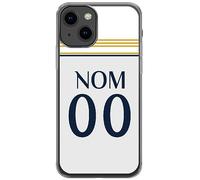 CS Coque Foot Maillot Real Madrid Domicile Saison 2023 2024 Personnalisable Compatible pour iPhone 13 Mini